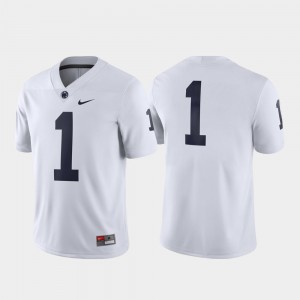 Men's Penn State Nittany Lions Game White #1 Jersey 938099-447