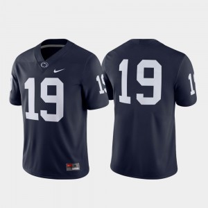 Men's Penn State Nittany Lions Game Navy #19 Football Jersey 872572-627