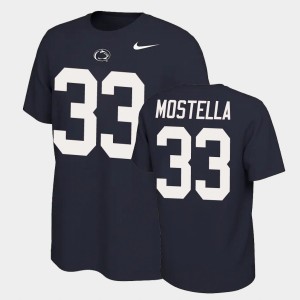 Men's Penn State Nittany Lions Name and Number Navy Bryce Mostella #33 Name & Number Retro T-Shirt 712780-817