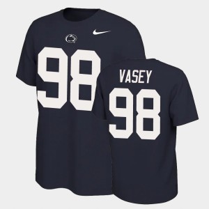 Men's Penn State Nittany Lions Name and Number Navy Dan Vasey #98 Name & Number Retro T-Shirt 430924-644