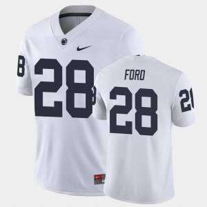Men's Penn State Nittany Lions College Football White Devyn Ford #28 Game Jersey 839038-319