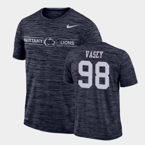 Men's Penn State Nittany Lions GFX Velocity Navy Dan Vasey #98 Sideline Legend Performance T-Shirt 796632-839