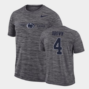 Men's Penn State Nittany Lions GFX Velocity Gray Journey Brown #4 Sideline Legend Performance T-Shirt 109977-448