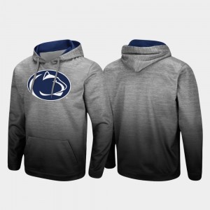 Men's Penn State Nittany Lions Sitwell Sublimated Heathered Gray Pullover Hoodie 890803-648