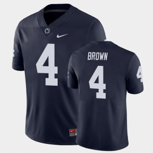 Men's Penn State Nittany Lions College Football Navy Journey Brown #4 Game Jersey 428515-768
