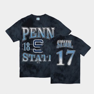 Men's Penn State Nittany Lions Vintage Tubular Navy Mason Stahl #17 T-Shirt 333987-688
