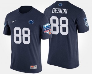Men's Penn State Nittany Lions Bowl Game Navy Mike Gesicki #88 Fiesta Bowl T-Shirt 406834-927