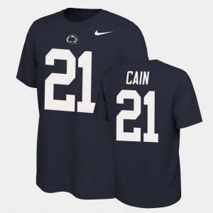 Men's Penn State Nittany Lions Name and Number Navy Noah Cain #21 Name & Number Retro T-Shirt 254717-974
