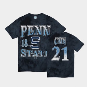 Men's Penn State Nittany Lions Vintage Tubular Navy Noah Cain #21 T-Shirt 379240-629