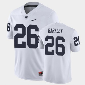 Men's Penn State Nittany Lions College Football White Saquon Barkley #26 Game Jersey 648826-634