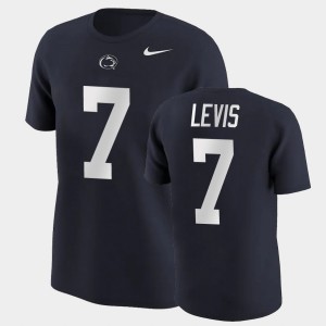 Men's Penn State Nittany Lions College Football Navy Will Levis #7 Name & Number T-Shirt 799083-560