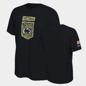 Men's Penn State Nittany Lions Veterans Black Camo T-Shirt 690849-604