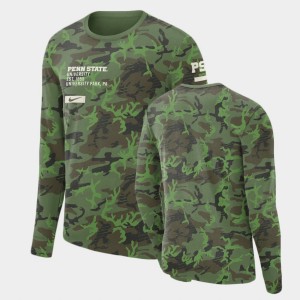 Men's Penn State Nittany Lions Military Camo Long Sleeve T-Shirt 739589-454