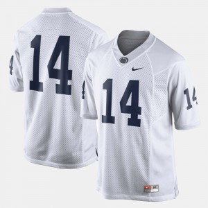Men's Penn State Nittany Lions College Football White #14 Jersey 221044-485
