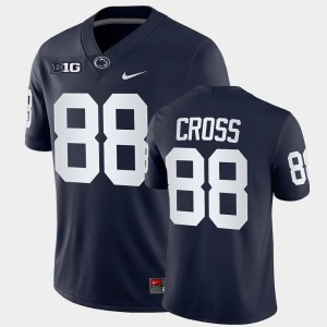 Men's Penn State Nittany Lions College Football Navy Jerry Cross #88 Game Jersey 817098-605