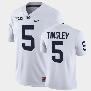 Men's Penn State Nittany Lions College Football White Mitchell Tinsley #5 Limited Jersey 524073-431