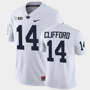 Men's Penn State Nittany Lions College Football White Sean Clifford #14 Limited Jersey 947907-480