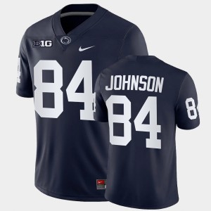 Men's Penn State Nittany Lions College Football Navy Theo Johnson #84 Game Jersey 614118-883