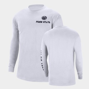 Men's Penn State Nittany Lions Heritage Max 90 White Long Sleeve T-Shirt 350233-820